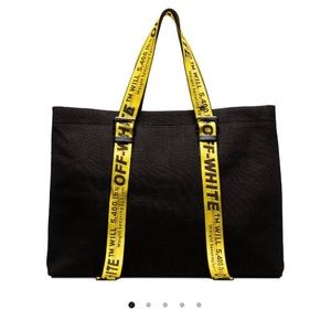 Off White Canvas Cotton Tote